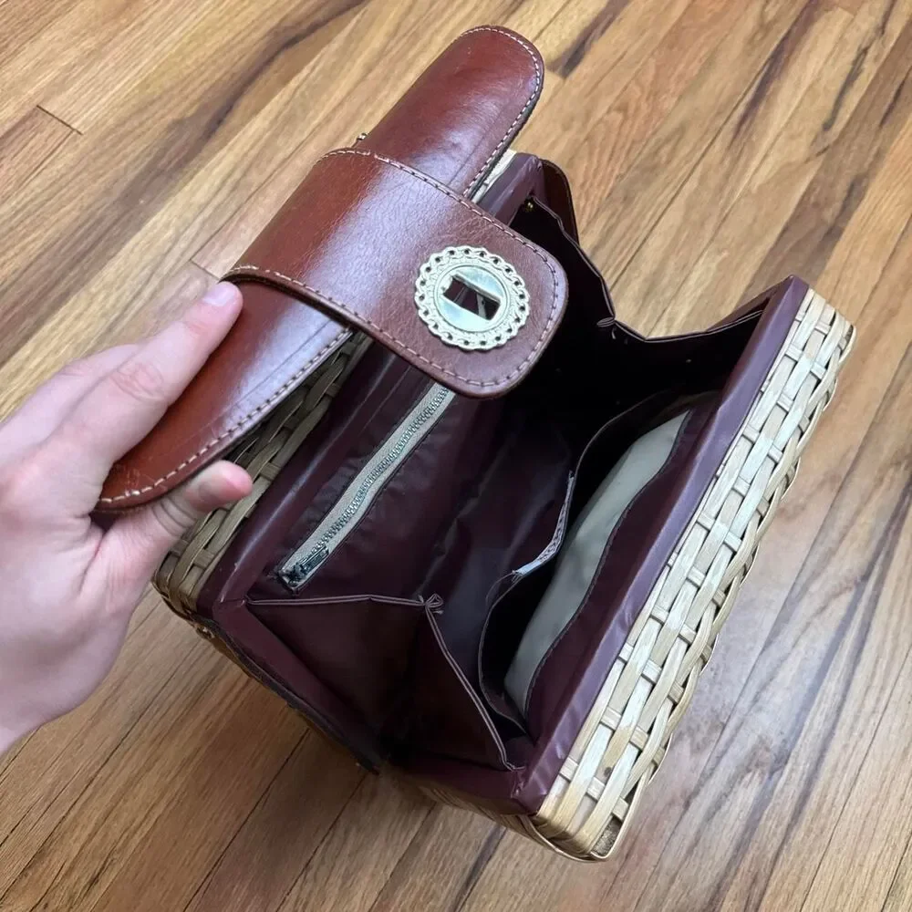 Unbranded Women's Brown and Tan Bag